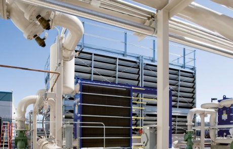 Industrial water treatment equipment with pipes and filters at Ackuritlabs in Orlando.