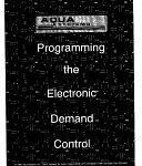 Manual cover for WCC Series 9000 Water Softener ED Programming Manual.