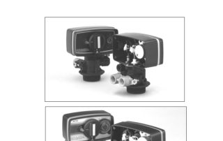 Series 5600 Ecominder water softener service manual cover with images of the device.